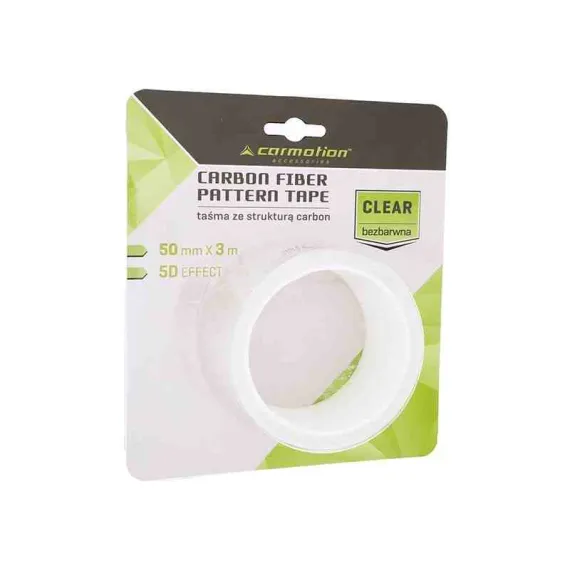 DISZSZALAG CARBON FEHÉR 50mm X 3m CM-86807 DEKORÁCIÓ