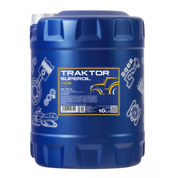 MANNOL Traktor Superoil 15W-40 10L 7406 API SG/CD