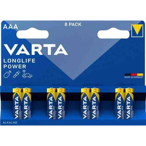 ELEM VARTA HIGH ENERGY KÉK AAA / MIKRO 8db LONGLIFE ELEKTROMOS