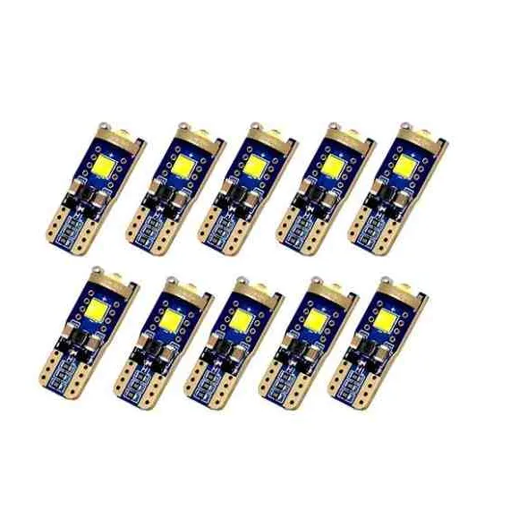LED T10-3535-3 SMD FEHÉR CANBUS 12-24V (T10-3535-3SMD) 10DB/CSOMAG 19353 AUTOLIFE