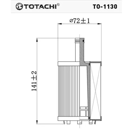 TO-1130 TOTACHI OLAJSZŰRŐ SH4771P HU719/7X OX188D