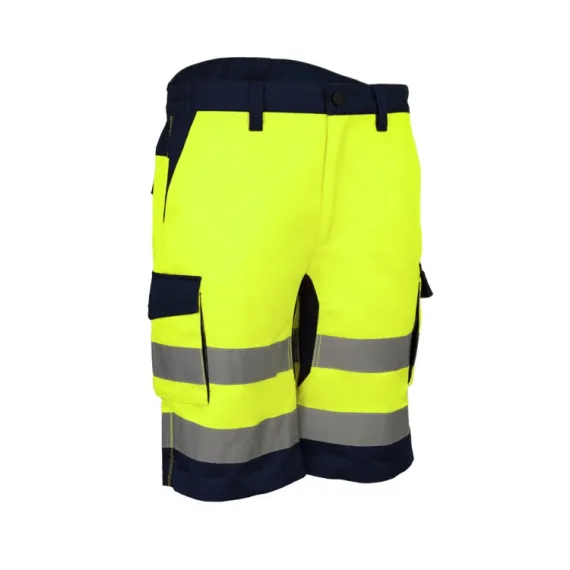 HIBANA FLUO SÁRGA/SÖTÉTKÉK BERMUDA - L, Méret: L