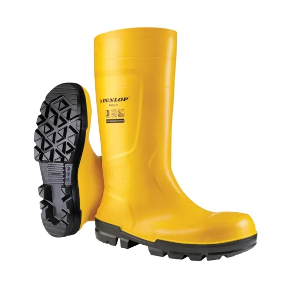 DUNLOP WORKIT SAFETY S5 SÁRGA PVC CSIZMA - 40, Méret: 40