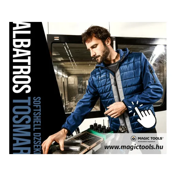 Albatros TOSMAR hibrid softshell dzseki - kék/szürke - XL, Szín: kék/szürke, Méret: XL
