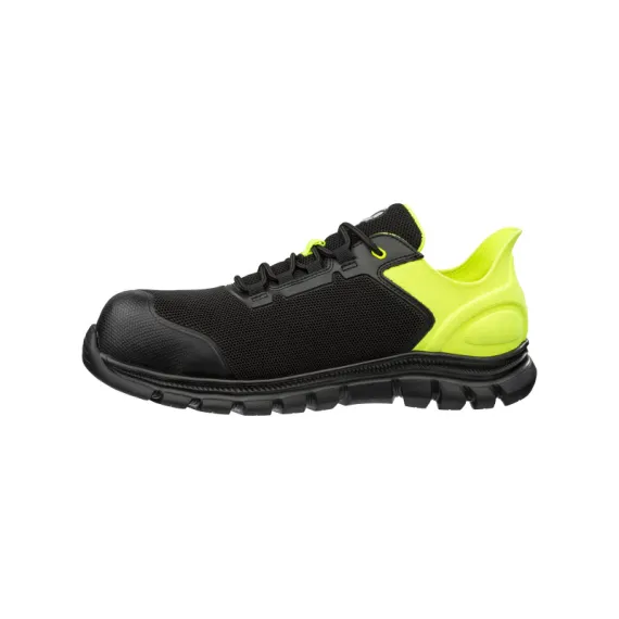 Albatros Octane yellow S1PS SR munkavédelmi cipő - fekete/lime - 42, Szín: fekete/lime, Méret: 42