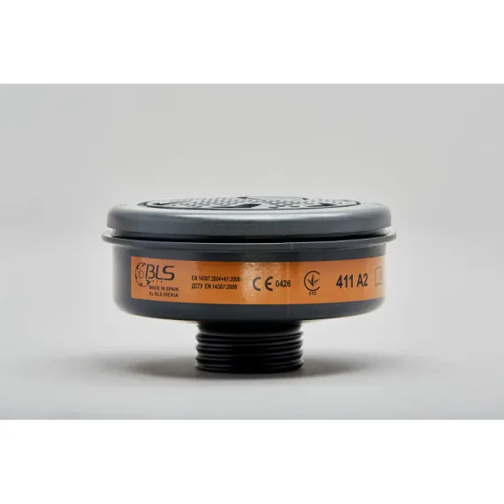 BLS 411 A2 gázszűrő univerzális RD40 csatlakozóval (4 db) - szürke