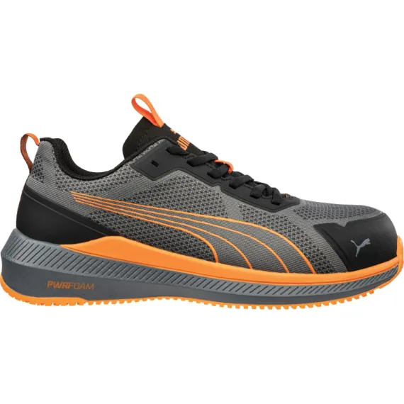 Puma Slide Grey/Orange S1PS ESD FO HRO SR munkavédelmi cipő - szürke/narancs - 43, Szín: szürke/narancs, Méret: 43