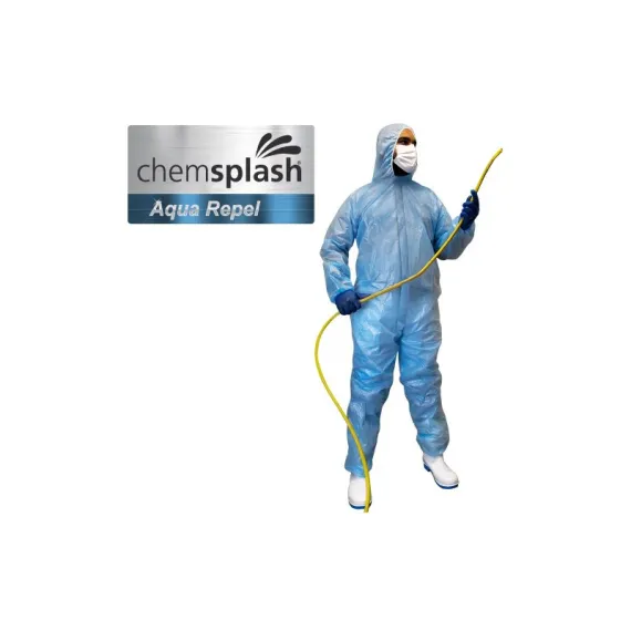 Chemsplash AquaRepel vízlepergető overál - kék - L, Szín: kék, Méret: L