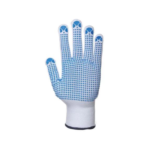 A110 - Nylon kesztyű PVC pontozott - 05/XS