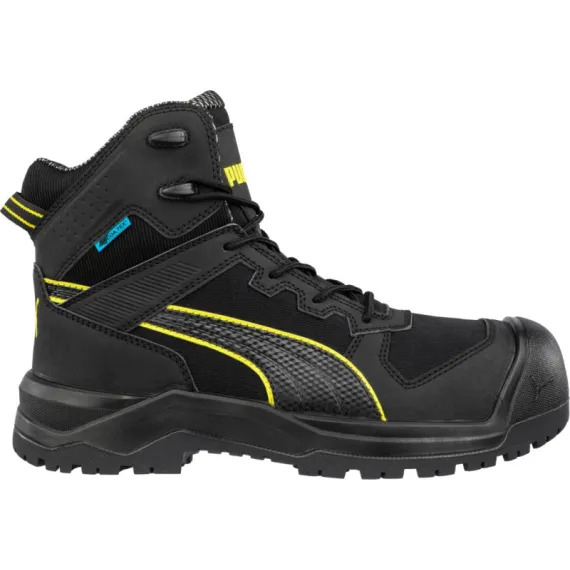 Puma Rock HD CTX Mid S7S FO SR munkavédelmi bakancs - fekete - 45, Szín: fekete, Méret: 45