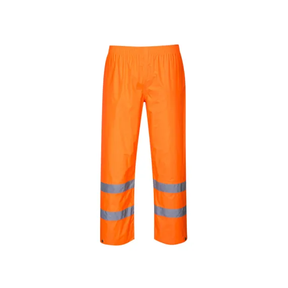 H441 - Jól láthatósági esőnadrág - 4XL, Szín: narancs, Méret: 4XL