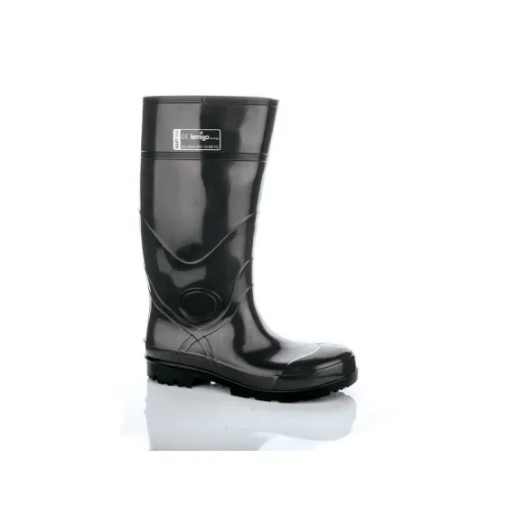 Lemigo Bart S4 SRC PVC hosszúszárú csizma - fekete - 40, Szín: fekete, Méret: 40