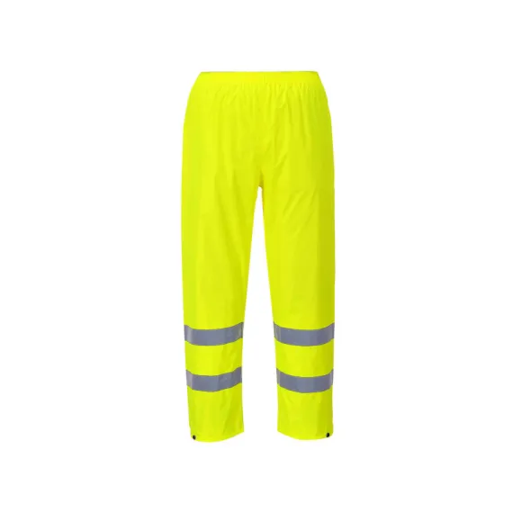 H441 - Jól láthatósági esőnadrág - 5XL, Szín: sárga, Méret: 5XL