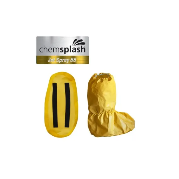 Chemsplash Jet Spray 88 cipővédő csúszásgátló csíkokkal - sárga - XL