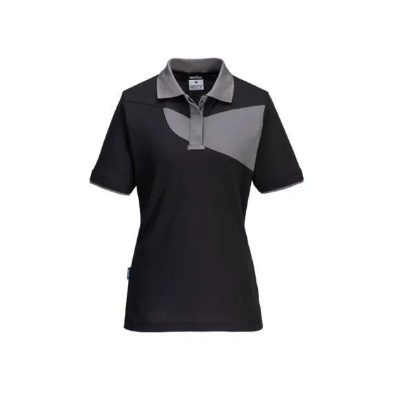 PW219 - PW2 női póló - fekete/szürke - XL, Szín: fekete/szürke, Méret: XL