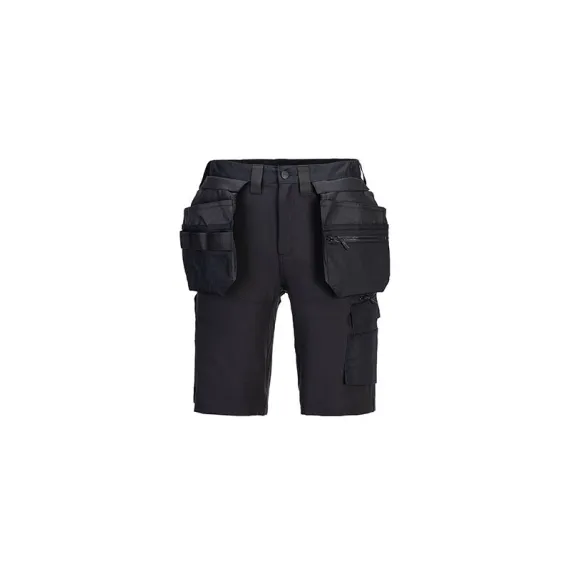 DX451 - DX4 Hi-Vis Craft rövidnadrág - fekete - 42, Szín: fekete, Méret: 42