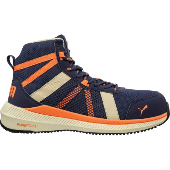 Puma Rival Blue/Orange S1PS ESD FO HRO SR munkavédelmi bakancs - kék/narancs - 39, Szín: kék/narancs, Méret: 39