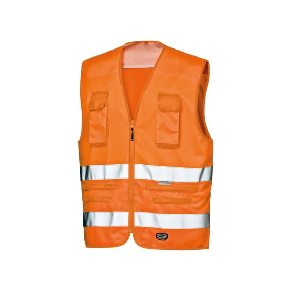 Sir Safety System Traffic jól láthatósági mellény - narancs - XXL, Szín: narancs, Méret: XXL
