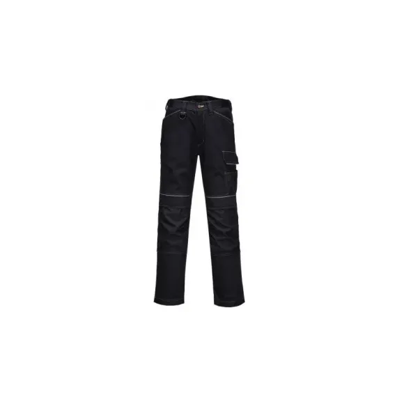 PW3 Hi-Vis női stretch munkanadrág - fekete - 38, Szín: fekete, Méret: 38