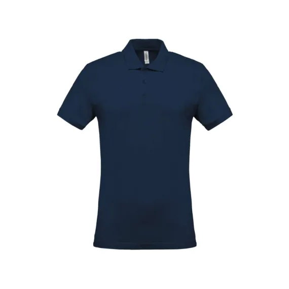 KARIBAN piqué póló - tengerészkék - 3XL, Szín: tengerészkék, Méret: 3XL