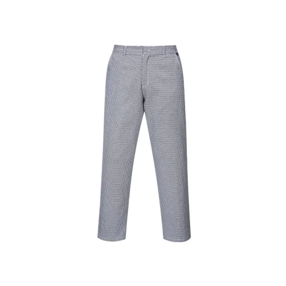 S068 - Harrow séf nadrág - fekete/fehér - XL, Szín: fekete/fehér, Méret: XL