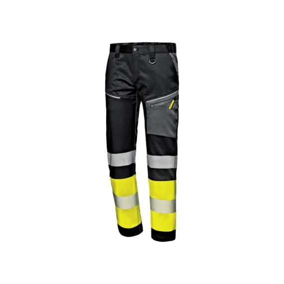 Sir Safety System Hi-Vis Contrast derekas nadrág - fekete/sárga - 44, Szín: fekete/sárga, Méret: 44