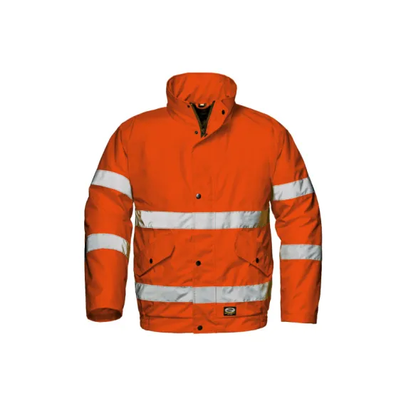 Sir Safety System Super Essential jól láthatósági dzseki - narancs - 3XL, Szín: narancs, Méret: 3XL