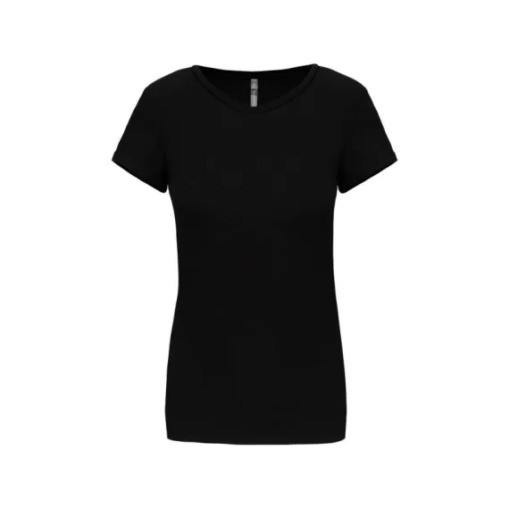 Kariban környakú póló - fekete - XL, Szín: fekete, Méret: XL