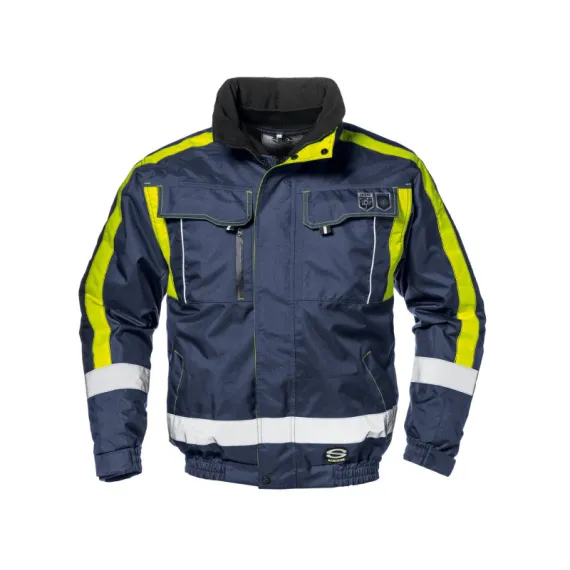Sir Safety System Contender 4in1 téli kabát - kék/sárga - 4XL, Szín: kék/sárga, Méret: 4XL