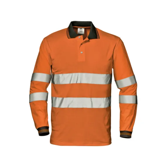 Sir Safety System MAX CONFORT jól láthatósági hosszú ujjú pólóing - narancs - 3XL, Szín: narancs, Méret: 3XL