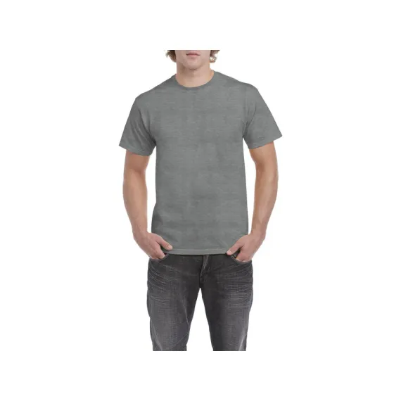 GildanŽ Heavy Cotton póló - Graphite Heather - S, Szín: Graphite Heather, Méret: S