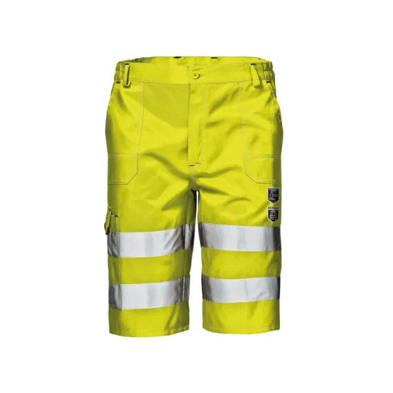 Sir Safety System MISTRAL jól láthatósági bermuda - sárga - 62, Szín: sárga, Méret: 62