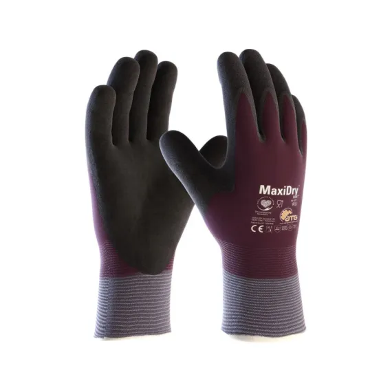 ATG MaxiDry ZERO teljesen mártott kesztyű 56-451 - lila - 11/XXL, Szín: lila, Méret: 11/XXL