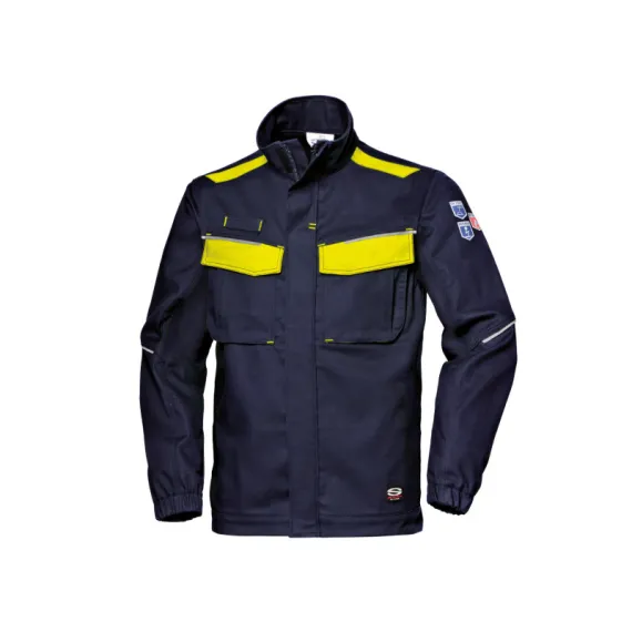 Sir Safety System Polytech Stretch multifunkcionális dzseki - kék/sárga - 58, Szín: kék/sárga, Méret: 58