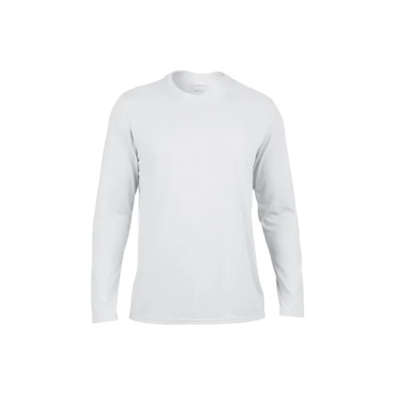 GildanŽ ULTRA COTTON adult környakas hosszú újjú póló - fehér - 3XL, Szín: fehér, Méret: 3XL