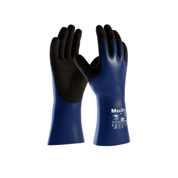 ATG Maxydry  mártott kesztyű - 56-530 - kék - 11/XL, Szín: kék, Méret: 11/2XL