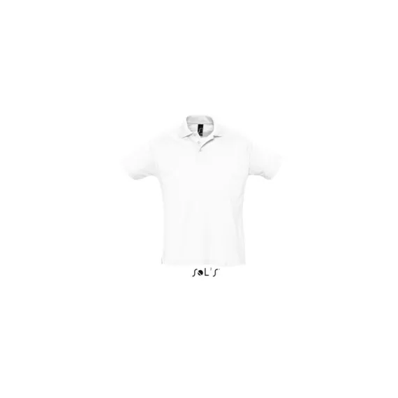 SOL S galléros póló - fehér - XXL, Szín: fehér, Méret: XXL