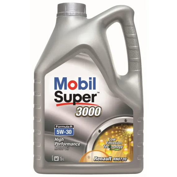 Mobil Super 3000 Formula R 5W-30 5L Motorolaj, Kiszerelés: 5 L