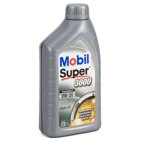 Mobil Super 3000 Formula P 0W-20 - 1L, Kiszerelés: 1 L