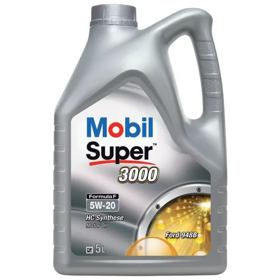 Mobil Super 3000 Formula F 5W-20 5L Motorolaj, Kiszerelés: 5 L