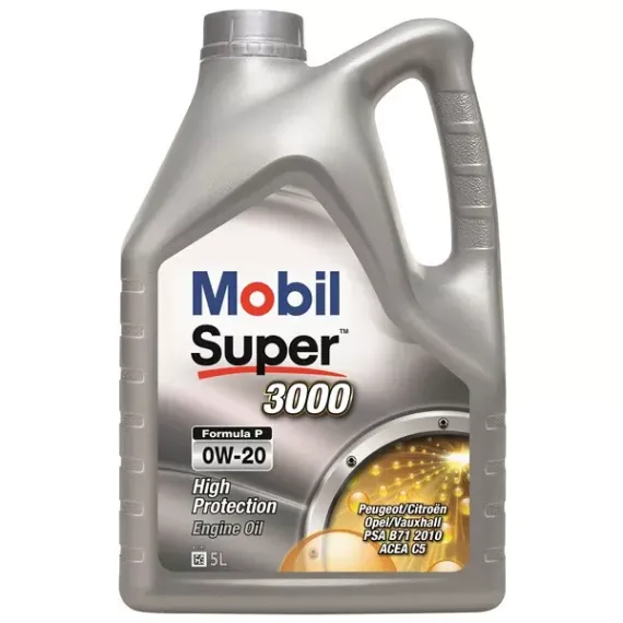 Mobil Super 3000 Formula P 0W-20 - 5L, Kiszerelés: 5 L