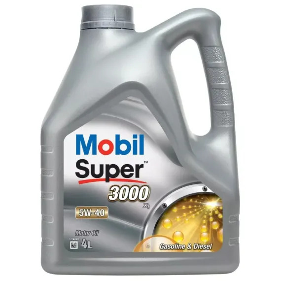 Mobil Super 3000 X1 5W-40 4L Motorolaj, Kiszerelés: 4 L