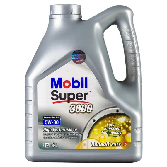 Mobil Super 3000 Formula RN 5W-30 - 4L, Kiszerelés: 4 L