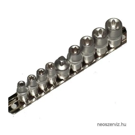 YT-0520 DUGÓKULCS KLT./9DB TORX 1/4"-3/8"