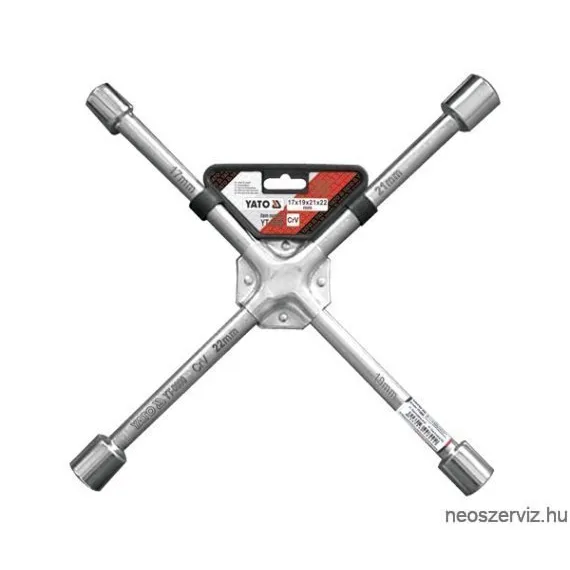YT-0800 KERESZTKULCS YATO ERŐSÍTETT LÁSD:43/602