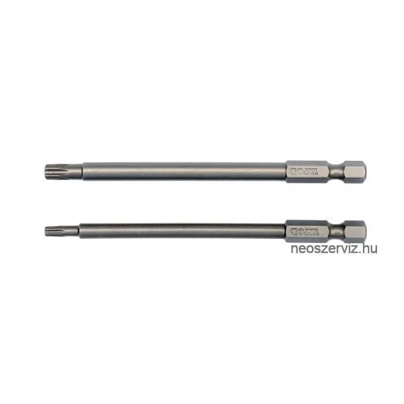 YT-0491 BITKÉSZLET 1/4" 2db-os TORX T27X100mm