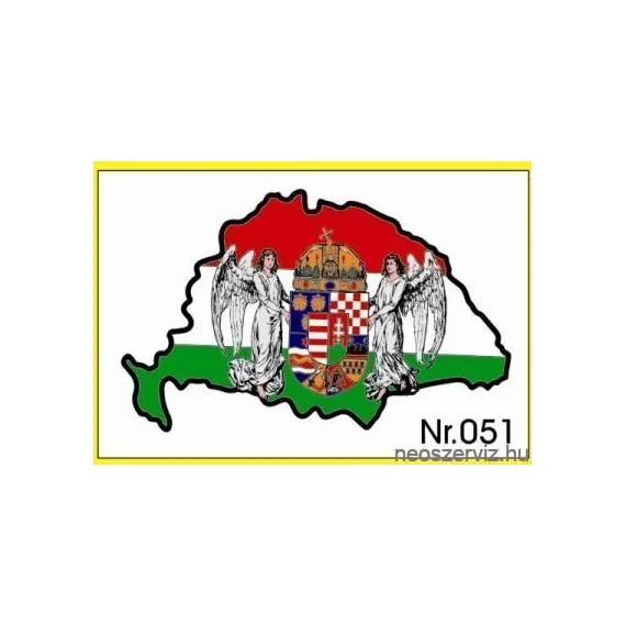 NAGY MAGYARORSZÁG CíMERES MŰGYANTÁS 051