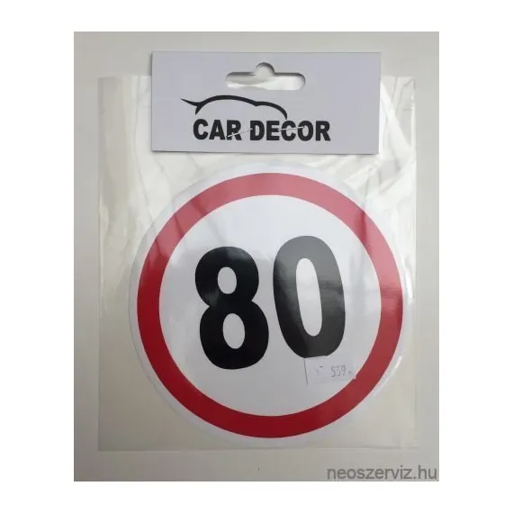 SEBESSÉGHATÁROLÓ 80KM/H 559