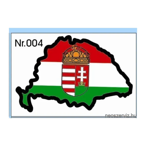H NAGY MAGYARORSZÁG CíMERES PIROS-FEHÉR-ZÖLD 004
