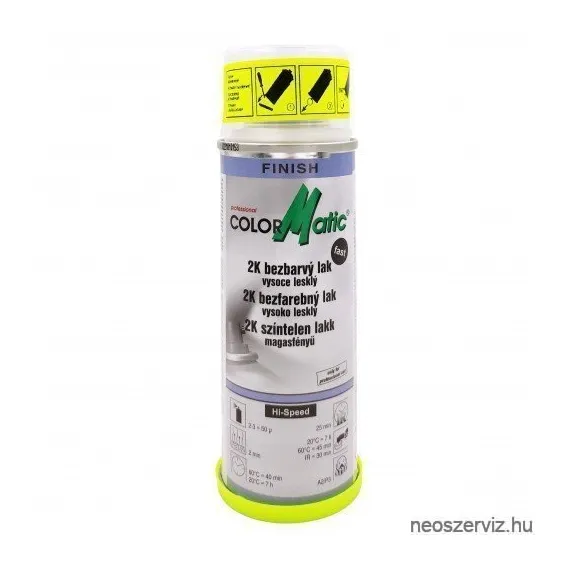 MOTIP 187216 CM 2K HI-SPEED SZINTELEN LAKK 200ml